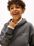 Gri Hanorac Din Fleece Regular Cu Logo  Copii unisex