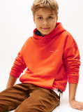 Portocaliu Hanorac Din Fleece Regular Cu Logo  Copii unisex