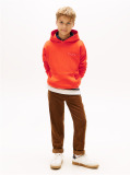 Portocaliu Hanorac Din Fleece Regular Cu Logo  Copii unisex