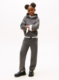 Gri Pantaloni Jogger Regular Din Fleece Periat  Copii unisex