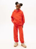 Portocaliu Pantaloni Jogger Regular Din Fleece Periat  Copii unisex