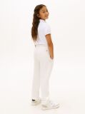 Alb Pantaloni Jogger Regular Din Fleece Periat  Copii unisex