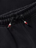 Negru Pantaloni Joggers Cu Logo Heritage Flag Si Mansete Cu Snur  Copii unisex