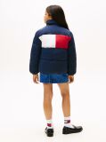 Blue Geaca Puffer Cu Logo Steag Pe Spate  Copii unisex