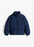 Blue Geaca Puffer Cu Logo Steag Pe Spate  Copii unisex
