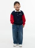 Multi Bluza De Trening Rugby Din Terry In Blocuri De Culori  Copii unisex