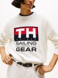Bej Pulover Hilfiger Sailing Rib-Knit Intarsia Logo  Unisex