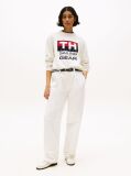 Bej Pulover Hilfiger Sailing Rib-Knit Intarsia Logo  Unisex