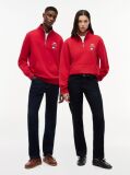 Rosu TH x Cadillac Formula 1® Team Bluza De Trening Cu Imprimeu Pe Spate Si Fermoar  Unisex