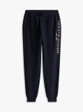 Blue Pantaloni Cu Logo Tommy  Barbati