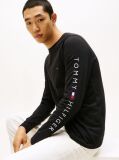 Black Long Sleeve Slim Fit T-Shirt  Men