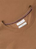 Brown Flag Embroidery Slim Fit T-Shirt  Men