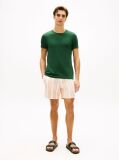 Verde Tricou Slim Fit Cu Steag Brodat  Barbati