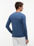 Blue Tricou Cu Maneca Lunga Extra Slim Fit  Barbati