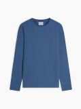 Blue Tricou Cu Maneca Lunga Extra Slim Fit  Barbati