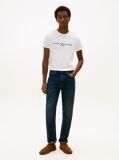 Alb Tricou Tommy Hilfiger Cu Logo  Barbati