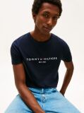 Blue Tricou Tommy Hilfiger Cu Logo  Barbati
