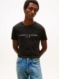 Negru Tricou Tommy Hilfiger Cu Logo  Barbati
