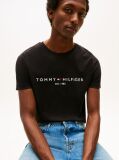 Negru Tricou Tommy Hilfiger Cu Logo  Barbati