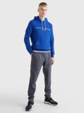 Blue Tommy Logo Hoody  Men