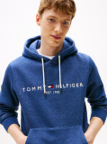 Blue Tommy Logo Hoody  Men