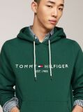 Green Tommy Logo Hoody  Men