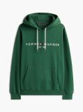 Green Tommy Logo Hoody  Men