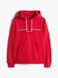 Red Tommy Logo Hoody  Men