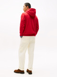 Red Tommy Logo Hoody  Men