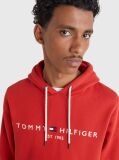 Red Tommy Logo Hoody  Men