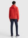 Red Tommy Logo Hoody  Men