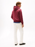 Red Tommy Logo Hoody  Men
