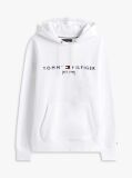 White Tommy Logo Hoody  Men