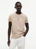 Bej Tricou Slim Fit Cu Logo  Barbati