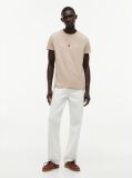 Bej Tricou Slim Fit Cu Logo  Barbati