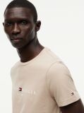 Bej Tricou Slim Fit Cu Logo  Barbati