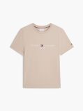 Bej Tricou Slim Fit Cu Logo  Barbati