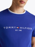 Blue Logo Slim Fit Jersey T-Shirt  Men