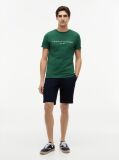 Verde Tricou Slim Fit Cu Logo  Barbati