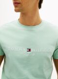 Verde Tricou Slim Fit Cu Logo  Barbati