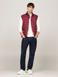Red PACKAGING QUILTED VEST FROM RECYCLED MATERIALS  Men