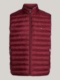 Red PACKAGING QUILTED VEST FROM RECYCLED MATERIALS  Men
