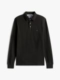 Negru Tricou Polo Cu Maneca Lunga 1985 Collection Slim Fit  Barbati