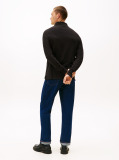 Negru Tricou Polo Cu Maneca Lunga 1985 Collection Slim Fit  Barbati
