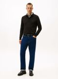 Negru Tricou Polo Cu Maneca Lunga 1985 Collection Slim Fit  Barbati