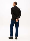 Negru Tricou Polo Cu Maneca Lunga 1985 Collection Slim Fit  Barbati
