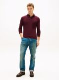 Red 1985 Collection Slim Fit Long Sleeve Polo  Men