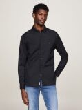 Black POPLIN SHIRT WITH TH FLEX TECHNOLOGY  Men