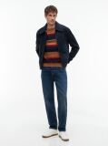 Multi Jumper Din Bumbac Si Casmir Crew Neck  Barbati