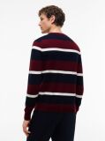Rosu Jumper Din Bumbac Si Casmir Crew Neck  Barbati